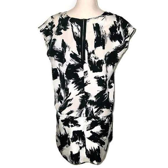 The LImited Black -Off White Drop-Waist Dress-Sz M - Picture 3 of 3